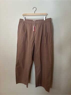 BNWT Marine Layer Kyra Poplin Barrel Pants